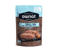 Ownat Wet Turkey & Tuna Sterilized Gato 85Gr - 12 unidades
