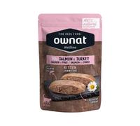 Ownat Wetline Gato Kitten Salmón y Pavo 12x85g