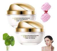 Ownawant Crema De Maquillaje,Ownawant Cream Makeup Concealer, Moisturizing Brightening Concealer Smooth Tone-Up Cream-2pcs