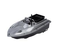 Owneed Bote de cebo de 500 m de largo alcance, carga de 1,5 kg, con luz nocturna LED, hélices de tres hojas, control de crucero, antienredos, para ríos, lagos o aguas poco profundas