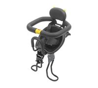 Owneed Sillín de bicicleta para niños, sillín de bicicleta extraíble para montaje delantero, asiento infantil con varilla de protección de pedal amortiguador, adecuado para niños de 1 a 5 años