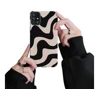 Ownest Compatible con Samsung Galaxy A51 Funda Moda Wave Simple Lindo Cebra Stripes Patrón Ondas Diseño TPU PC Suave Silicona Cámara Funda Protectora para Samsung Galaxy A51 4G/M40S/A515F