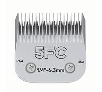 OwnLifeYF 3F 4F 5F 7F 10 # 30 # 40 # 50 # profesional Pet Clipper Blade A5 Fit Most Andis Oster Clippers Pet Clippers Hoja de cerámica (5F)