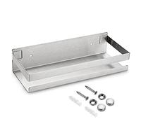 OwnMy Estante de ducha de baño de acero inoxidable de 10 pulgadas, cesta de cocina, estante de ducha de metal a prueba de óxido, estantes flotantes montados en la pared, estante rectangular para ducha