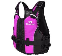 Owntop Chaleco de Ayuda a la Flotabilidad para Adultos, Chaleco de Flotación de Espuma con Bolsillo, Chaleco de Natación para Paddleboarding, Kayak, Sup, Pesca - Rosa XS/S