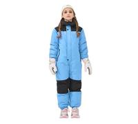 Owntop Mono de Nieve para Niños - Traje de Esquí Cálido de Una Pieza para Niños y Niñas, Traje de Nieve Ligero e Impermeable para Invierno, Traje para Snowboard para Bebés (Azul,3-4 años)