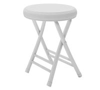 OWOHYG Cojín de Asiento de Cuero Resistente al Agua con Cremallera, 5 cm de Grosor, para Silla de Comedor, Cambiador de Zapatos, Patio, jardín, Blanco, 1 Unidad