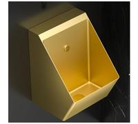 OWOHYG Commercial Flush, Men's Adult, Bathroom Wall-Mounted, High-Efficiency Flush,Gold,Kit 1