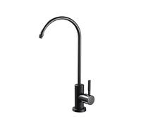 OWOHYG Grifo de Agua Potable, Grifo de ósmosis inversa, grifos de Fregadero de Acero Inoxidable para Cocina, Cepillado (Negro)