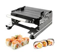 OWOHYG Kit Manual para Hacer Sushi, Máquina De Acero Inoxidable para Preparar Sushi En Cocinas Domésticas Y Cafeterías..35 * 35 * 190MM