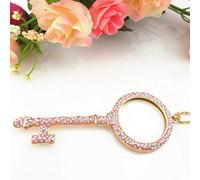 OWOHYG Lupa HD - Collar largo con colgante de cadena tipo suéter, espejo simple y moderno, ayuda para leer personalidad