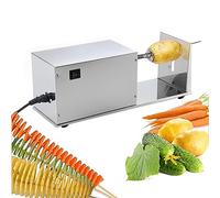 OWOHYG Máquina Comercial, Cortadora Eléctrica De Patatas En Espiral, Cortadora De Patatas Tornado De Acero Inoxidable, Máquina Comercial para Cortar Patatas En Espiral, Patatas Dulce.