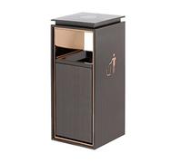 OWOHYG Papelera de Acero Inoxidable para clasificar Basura, para Ascensor, para no Fumadores, para centros comerciales, Cocina y baño (33 x 33 x 77 cm), C, 33 x 33 x 77 cm
