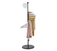 OWOHYG Toallero Independiente, Soporte De Exhibición De Metal para Tiendas De Ropa *Hogar, Organizador De Toallas De 170 Cm para Baño, Solución De Almacenamiento Elegante, Diseño Que.Black-170cm