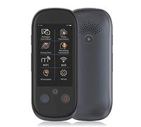 OWOHYG Traductor de Voz bidireccional instantáneo de 3 Pulgadas con WiFi 2.4G, Compatible con grabación y traducción de Fotos, 77 Idiomas, Inteligente, Gris