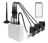 OWON Monitor de energía WiFi 750 A, medidor de abrazadera trifásico, monitor de voltaje y corriente, medición de factor de potencia, integración