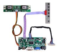 Owootecc NT68676 HDMI VGA DVI Arcade Entrada de Audio Controlador LCD Placa de Controlador para HSD190MEN4 M170EN06 M170EG01 Panel LCD de 17 "19" 1280x1024 4CCFL 30Pin, Apto para Monitor Arcade1Up
