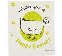 OWOSCHFETZN Bayeta - Happy Easter Berta Hen - Verde OWOSCHFETZN
