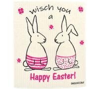 OWOSCHFETZN Bayeta - Happy Easter Bunny Fanny - Rosa OWOSCHFETZN