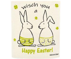 OWOSCHFETZN Bayeta - Happy Easter Bunny Fanny - Verde OWOSCHFETZN