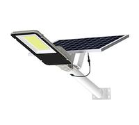 OWOT Farolas Solares Exterior,50000LM Luz LED De Anochecer A Amanecer De Alto Brillo con Control Remoto IP65 A Prueba De Agua Adecuada para Estacionamiento,Patio Jardín Patio Estadio,4000w