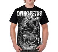 owow Doakais Dying Fetus T Tshirts Camisetas y Tops Mens Cool Round Neck Full Cover Printed Tees(Large)