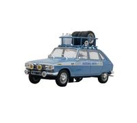 OWYALQ Coches De Metal 1:43 para Renault 16 Curso De Asistencia 1969 Modelo De Coche De Rescate De Aleación Colección Adornos De Escena