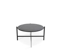 OX Denmarq Mesa de centro Deck mármol negro. estructura negra