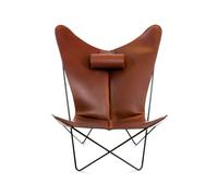 OX Denmarq Sillón KS Chair cuero coñac. estructura negra