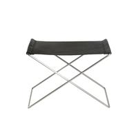 OX Denmarq Taburete OX Stool cuero negro. acero inoxidable