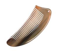 Ox Horn Comb - Cepillo de aseo hecho a mano, cepillo de aseo de hueso, herramienta de masaje antiestático, accesorio de peinado natural pulido | Durable Handcrafted Piece With Calming Touch For Women