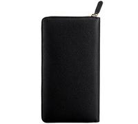 Ox Knight Funda de piel con cremallera para Hobonichi Weeks/Weeks Mega - con lazo para bolígrafo, ranuras para tarjetas y bolsillo trasero, negro, semanas, funda de cuero con cremallera para Hobonichi