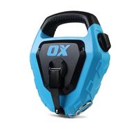 OX Pro - Carrete de tiza gigante ABS de 45,7 m, línea básica extra negra/relación de transmisión 4:1