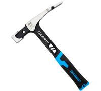 OX Pro - Martillo de ladrillo ultrastrike de 20 onzas, potencia de golpeo, cuello puente amortiguador de vibraciones, máxima durabilidad con mango de acero de una pieza, agarre ergonómico
