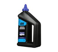 OX Pro - Tiza de marcado azul estándar de 1,1 kg, permanencia 1, marcas precisas y fiables, ideal para superficies variadas, polvo de recarga de línea de tiza de construcción general para carretes de