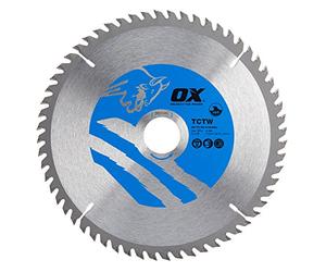 OX Wood Cutting Circular Saw Blade 210/30mm, 60 Teeth ATB