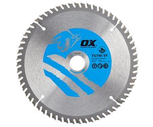 OX Wood Cutting Thin Kerf Circular Saw Blade 160/20mm, 60 Teeth ATB