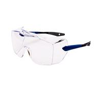 OX3000 Cubregafas montura azul PC DX incolora patilla recta Unid.: 20