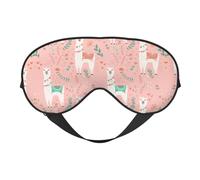 OXbnmm Antifaz para dormir con bloqueo de luz de cactus rosa camello ajustable, cómodo, suave, reversible, para dormir