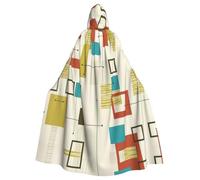 OXbnmm Disfraz moderno de mago de mediados de siglo para adultos, para festival renacentista, Halloween, cosplay, capa de larpa