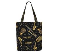 OXbnmm Instrumentos musicales de lona resistente de 340.2 g bolsa de comestibles enorme bolsa de compras bolsa de mudanza bolsa de lavandería bolsa de lavandería