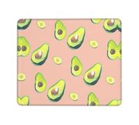 OXbnmm Many Avocado Images - Alfombrilla de mouse grande extendida con borde de bloqueo y base antideslizante, alfombrilla de escritorio gruesa y duradera para el trabajo