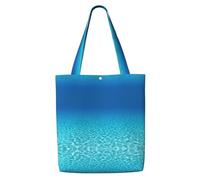 OXbnmm Tranquil Underwater Scenery - Lona resistente de 340.2 g, bolsa de comestibles, bolsa de compras, bolsa de mudanza, bolsa de lavandería