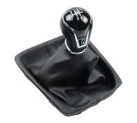 Oxektgb Coche Pomo Palanca Cambios Para Seat Para Leon III 3 MK3 2012 2013 2014 2015 2016 2017 Manual 5/6 Velocidad Palanca Cambios Pomo Cuero Funda Palanca velocidad Coche(5 Speed)