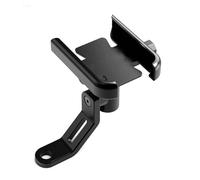 Oxektgb Soporte Móvil Moto para Suzuki para Burgman para AN125 para AN200 para AN400 Soporte para teléfono móvil Motocicleta Accesorios navegador GPS Soporte Movil Bicicleta(A Black)
