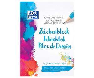 Oxford 100050301 Cartridge Pad and Sketch Book A3 20 Sheets 120g