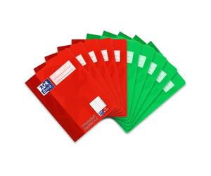 Oxford 100302812 Escuela de Vocabulario, A5, 48 Hojas, 90 g/m² Papel Óptica, 10-Pack Surtidos