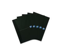Oxford 100420042 - Cuaderno (5 unidades, A4, 96 páginas, 90 g/m2, tapa dura, en blanco), color negro