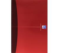 Oxford 100430140 - Cuaderno de tamaño folio, cuadricula 4 x 4, 80 hojas, 90 gr, multicolor