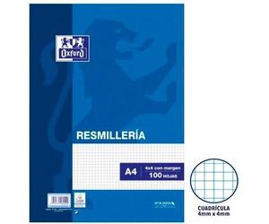 Oxford 100430272 cuaderno y block a4 100 hojas azul, blanco